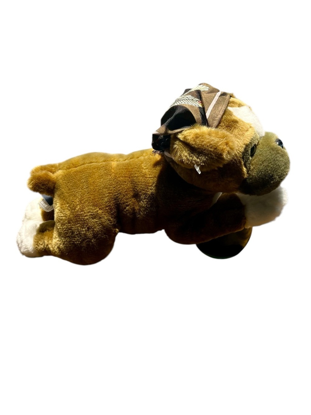 Harley-Davidson 14” Boxer Dog Plush Stuffed Animal Realistic w/ Bandana Vintage - Picture 6 of 8